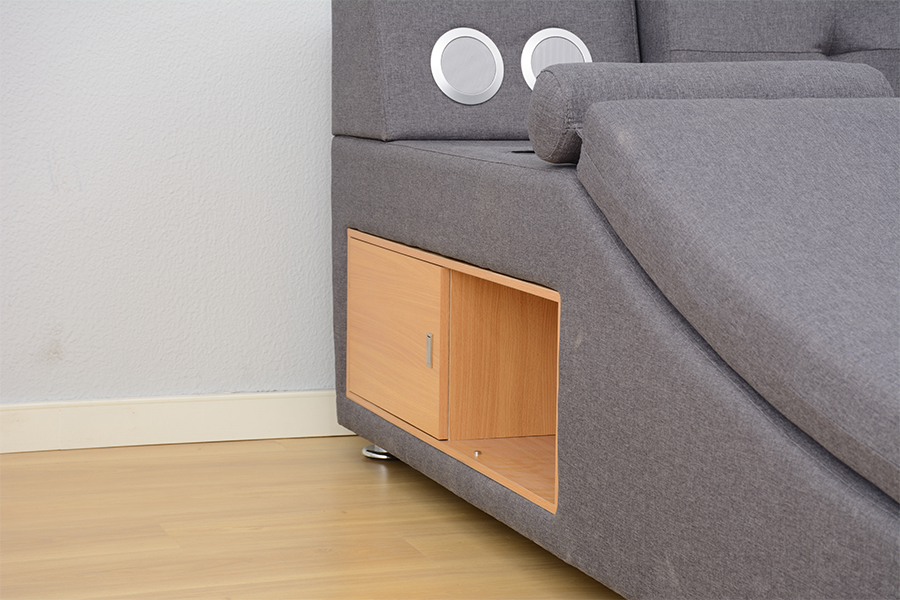 1550 Polster-Integrales Freizeitbettgestell mit Bluetooth-Lautsprecher