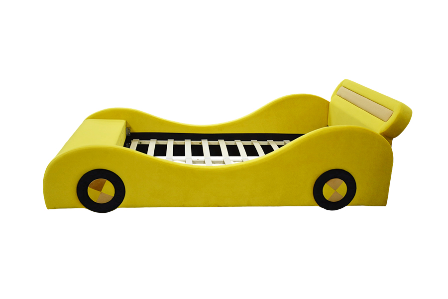 1421 Auffällige Kinderautobetten in Gelb