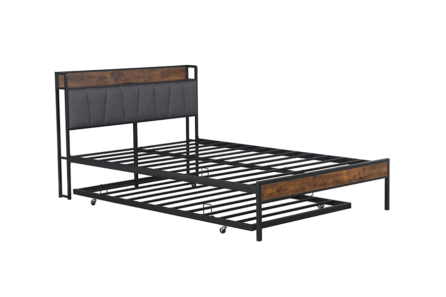 4550-1U Metall-Etagenbettgestell im Industrie-Stil