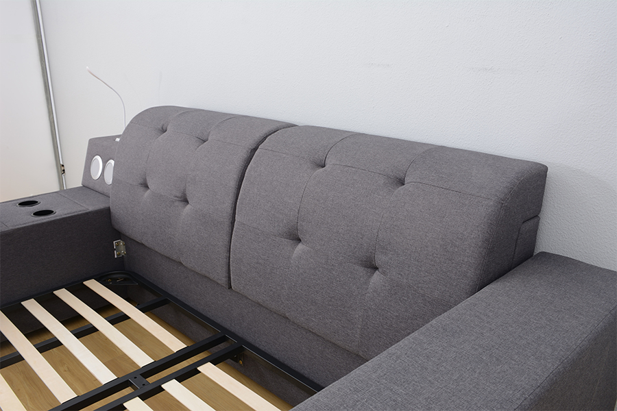 1550 Polster-Integrales Freizeitbettgestell mit Bluetooth-Lautsprecher