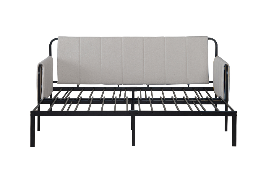 4712 Ausziehbares Sofabett mit Lammwollbezug