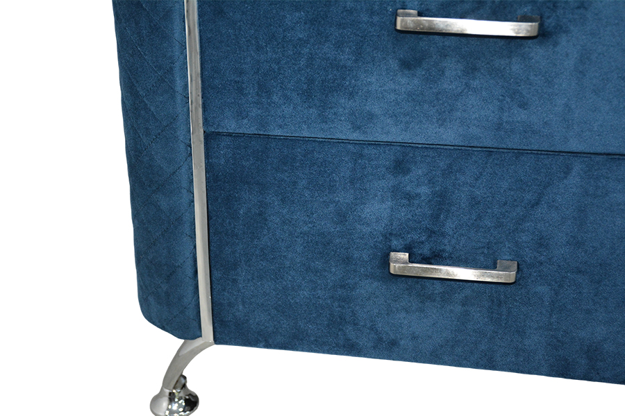 WSS954 Diamond Velvet Nachttisch / Bettisch