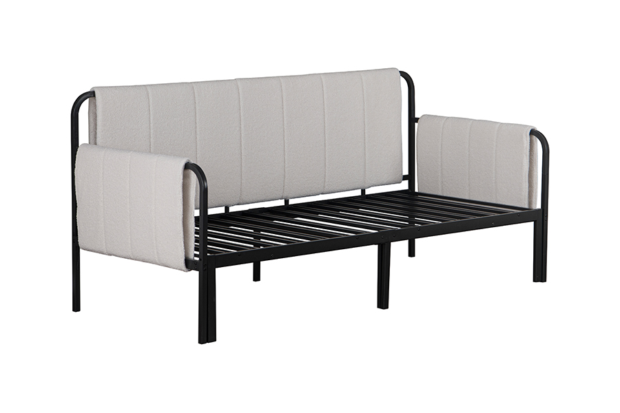 4712 Ausziehbares Sofabett mit Lammwollbezug