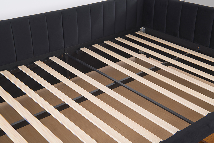 4856D Stauraum-Samt-Schlafsofa für kleine Räume
