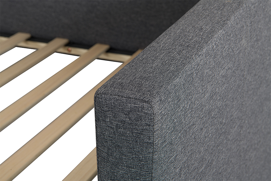 4271C Hautfreundliches Baumwoll-Leinen Schlafsofa mit Stauraum