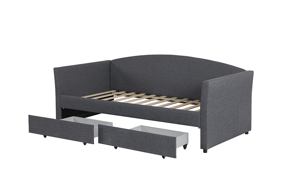 4271C Hautfreundliches Baumwoll-Leinen Schlafsofa mit Stauraum