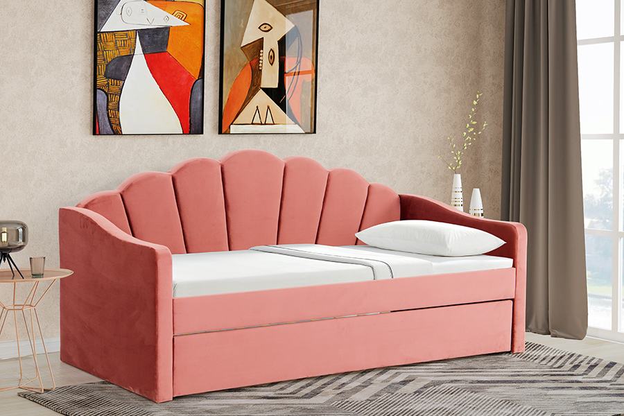 4270 Tages-Schlafsofa Morandi Rosa