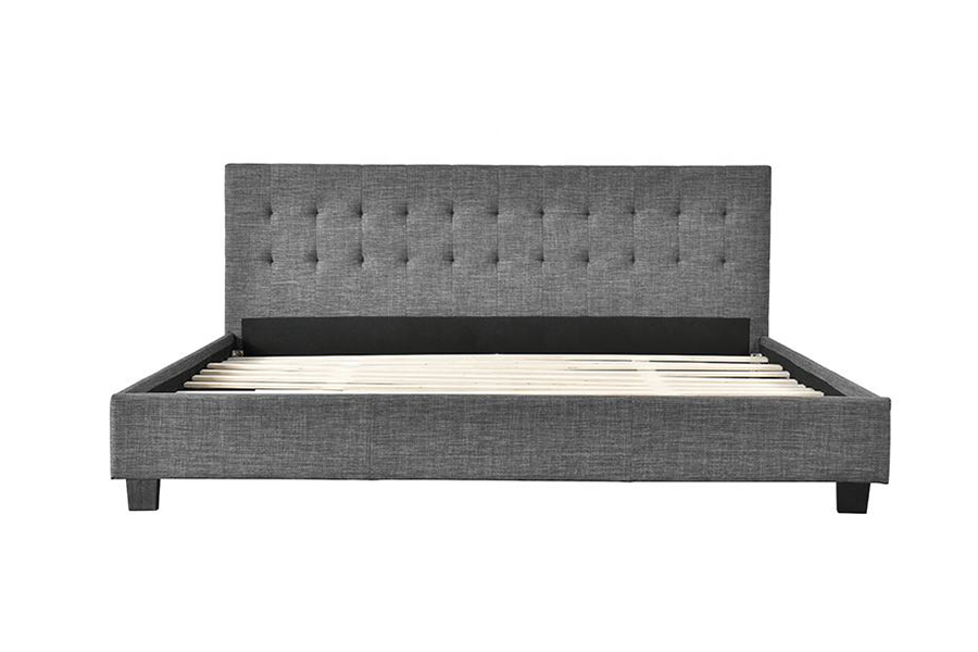 1257 Modernes, dekoratives Polsterbett im Panel-Stil