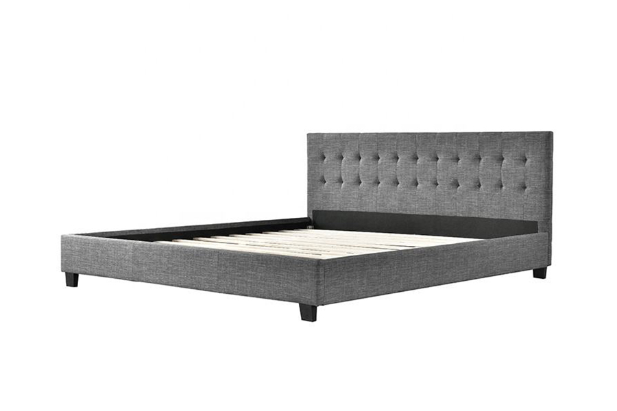 1257 Modernes, dekoratives Polsterbett im Panel-Stil