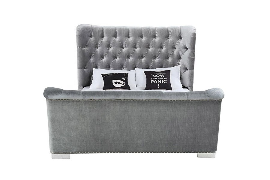 1413 Gepolstertes Plattformbett im modernen Design