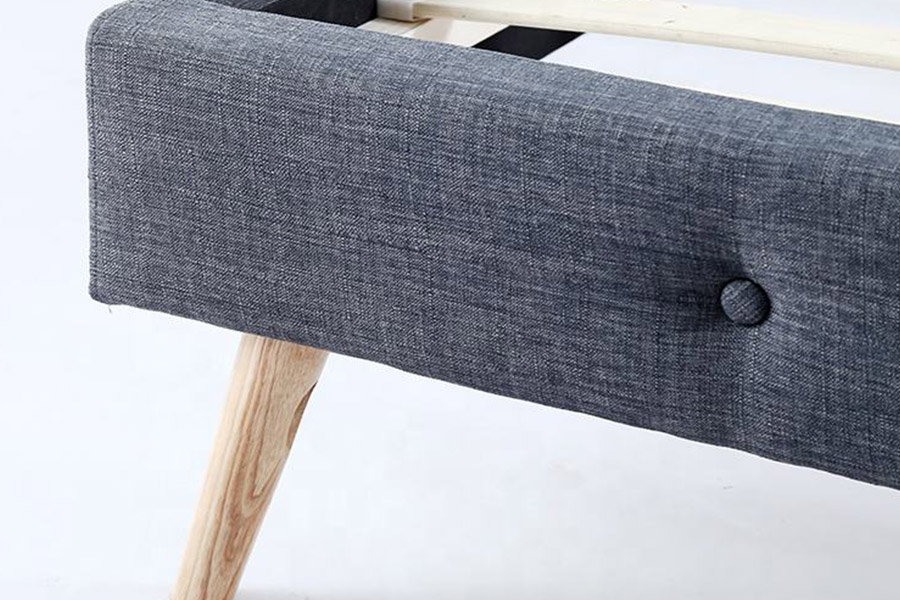 1368 Stilvolles Polsterbett im skandinavischen Design