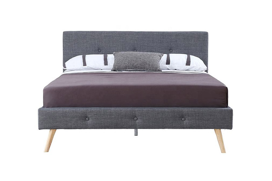1368 Stilvolles Polsterbett im skandinavischen Design