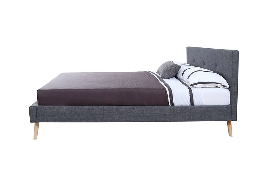 1368 Stilvolles Polsterbett im skandinavischen Design