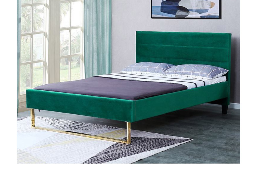 1347 Luxuriöses Kingsize-Bett, modernes Design, gepolstertes Bett