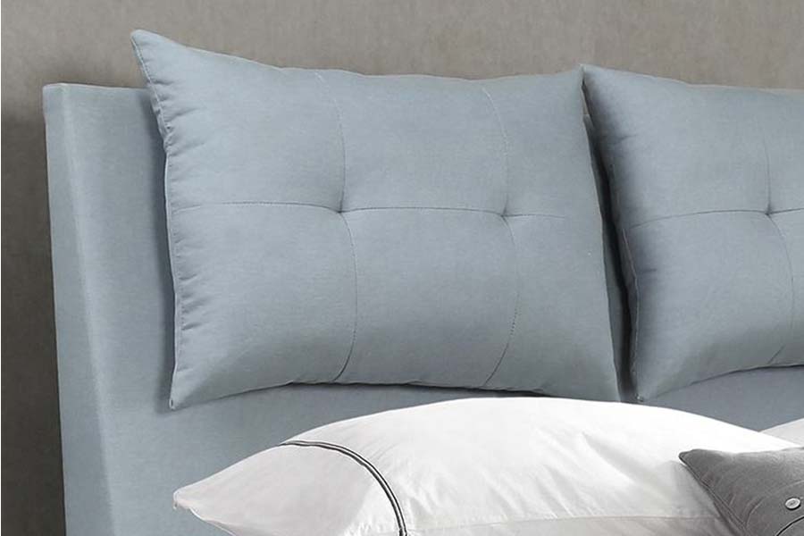 1503 Polsterbett im MDF-Stil mit Kissenrahmen und modernem Design