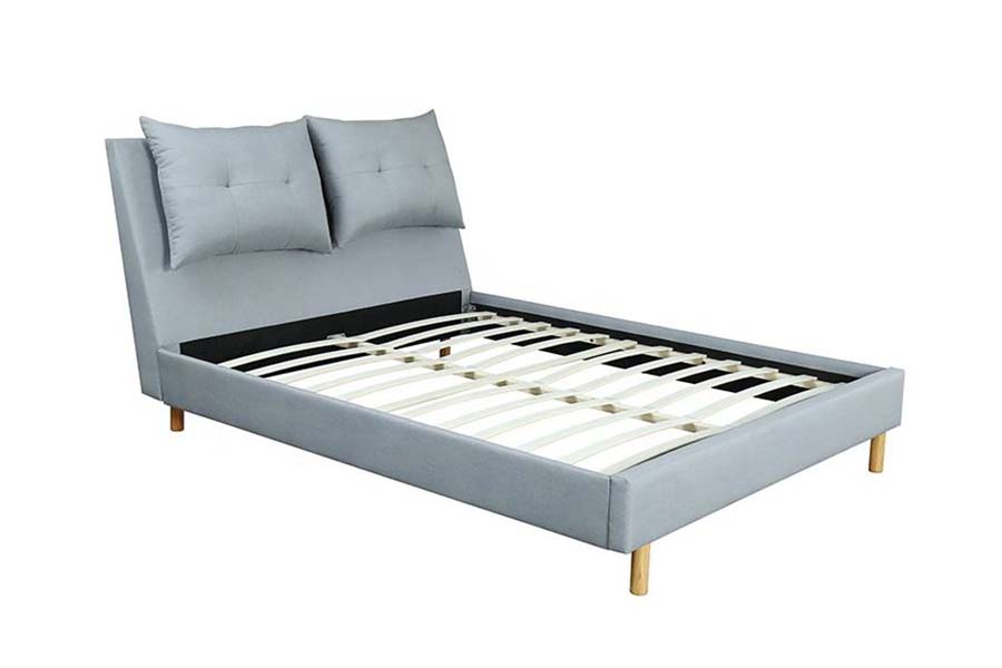 1503 Polsterbett im MDF-Stil mit Kissenrahmen und modernem Design