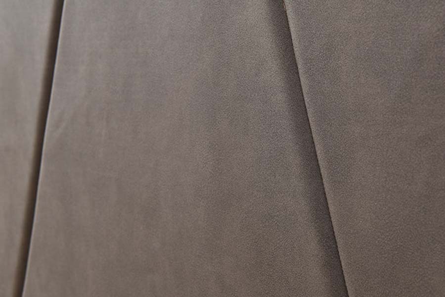 1615 Einzelbett aus Leder, gepolstertes Bett