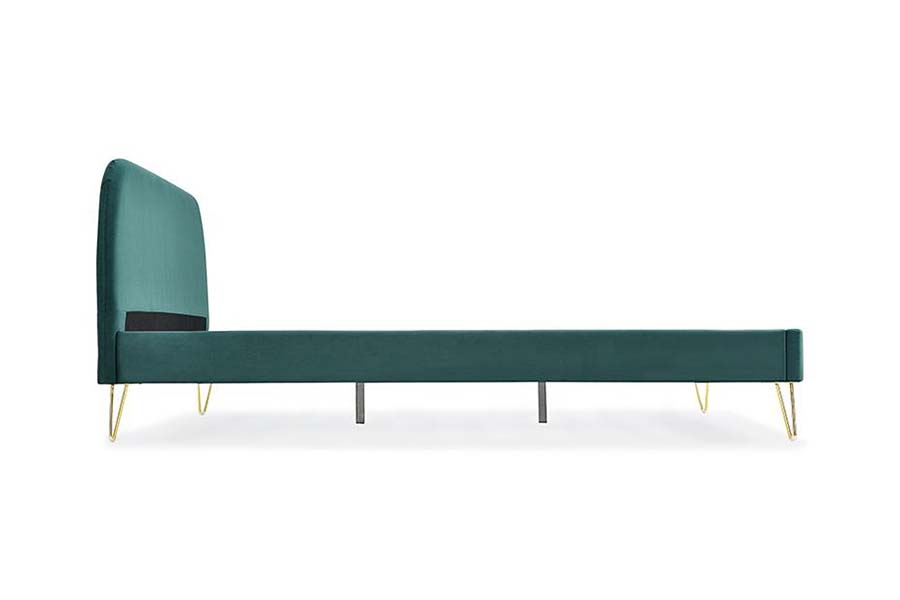1475 Hochwertiges gepolstertes Bett mit Kingsize-Bett
