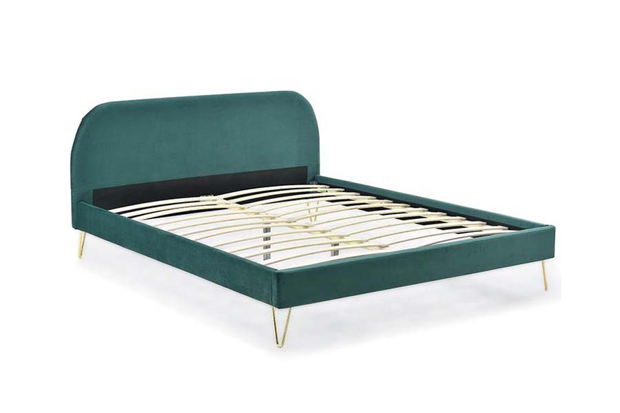 1475 Hochwertiges gepolstertes Bett mit Kingsize-Bett