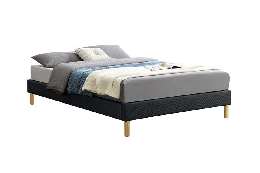 1469 Hochbett mit PU-Stoffpolsterung